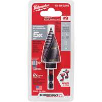 Foret &eacute;tag&eacute; #9 Shockwave Impact Duty, 7/8" - 1-1/8", Incr&eacute;ments de 1/4", Titane Southpoint Industrial Supply