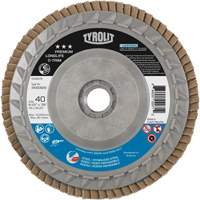 Long Life C-Trim Flap Disc, 4-1/2" x 5/8"-11, Type 27, 40 Grit, Zirconia Alumina Southpoint Industrial Supply