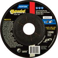 Gemini&reg; Flexible Mini Disc Depressed Centre Wheel, 4-1/2" x 1/8", 7/8" Arbor, Aluminum Oxide, Type 27 Southpoint Industrial Supply