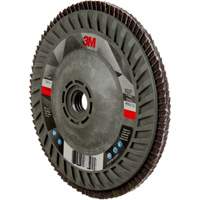 Disque &agrave; lamelles &agrave; changement rapide 769F, 5" x 5/8"-11, Type 27, Grain 120+, C&eacute;ramique Southpoint Industrial Supply