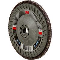 Disque &agrave; lamelles &agrave; changement rapide 769F, 5" x 5/8"-11, Type 29, Grain 120+, C&eacute;ramique Southpoint Industrial Supply