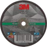 Meule &agrave; tronçonner Silver, 3" x 0,04", Arbre de 1/4"-28, Type 1, C&eacute;ramique, 25645 Tr/min Southpoint Industrial Supply