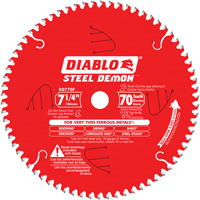Steel Demon Cutting Saw Blade, 7-1/4", 70 Teeth, Metal Use Southpoint Industrial Supply