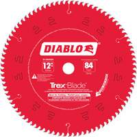 Trex&reg; Blade Cutting Saw Blade, 12", 84 Teeth, Plastic/Composite Decking Use Southpoint Industrial Supply