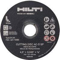 AC-D SP Cut-Off Wheel, 4-1/2" x 0.045", 7/8" Arbor, Type 1, 13580 RPM TCT908 | Southpoint Industrial Supply