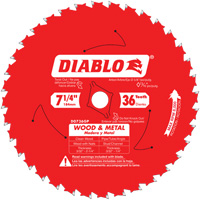 Steel Demon Cermet II Saw Blade, 7-1/4", 36 Teeth, Metal Use Southpoint Industrial Supply