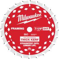 Thick Kerf Framing Circular Saw Blade, 7-1/4", 24 Teeth, Wood Use Southpoint Industrial Supply