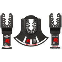 3-Piece Universal Fit Bi-Metal Oscillating Blade Set Southpoint Industrial Supply
