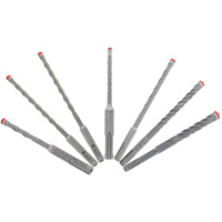 Jeu de forets pour marteau &agrave; t&ecirc;te enti&egrave;rement au carbure &agrave; 4 couteaux SDS-Plus Rebar Demon, 7 morceaux, Carbure Southpoint Industrial Supply