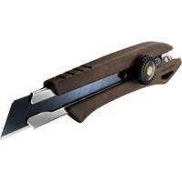 Ratchet Lock Knife, 18 mm, Wood Handle Southpoint Industrial Supply