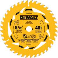 Framing Circular Saw Blade, 6-1/2", 40 Teeth, Wood Use Southpoint Industrial Supply