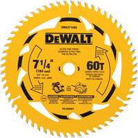 Circular Saw Blade, 7-1/4", 60 Teeth, Wood Use Southpoint Industrial Supply