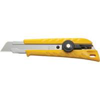 Ratchet Lock Utility Knife with Solid Blade, 18 mm, Stainless Steel Blade Southpoint Industrial Supply