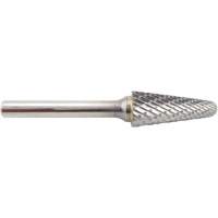Taper Shape Carbide Shipyard Bur, SL-5, 5/8" Dia., 1/4" Shank, 1-3/16" Depth of Cut Southpoint Industrial Supply