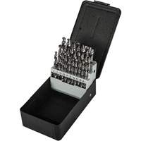 Jobber Length Drill Bit Set, 26 Pieces, High Speed Steel Southpoint Industrial Supply