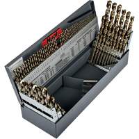 Heavy-Duty Jobber Length Combination Drill Bit Set, 115 Pieces, High Speed Cobalt Southpoint Industrial Supply