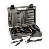 12-Piece Fixed Tip Convertible Snap Ring Plier Set Southpoint Industrial Supply