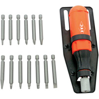 15-Piece Multi-Bit Screwdriver Set, Plastic Handle Southpoint Industrial Supply