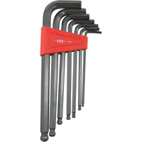 Ball Nose Hex Key Set, 7 Pcs., Imperial Southpoint Industrial Supply