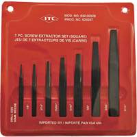 ISE-7 7-Piece Square Screw Extractor Set, For Screw Size 1/8" - 9/16" Southpoint Industrial Supply