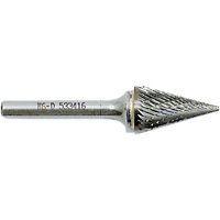 M4-D JET-KUT&reg; Cone Shape Burr, 3/8" Dia., 1/4" Shank, 5/8" Depth of Cut Southpoint Industrial Supply
