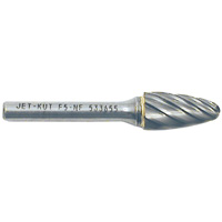F5-NF 1/4" Round Nose Shape Bur for Aluminum/Non-Ferrous Materials, 1/2" Dia. Southpoint Industrial Supply
