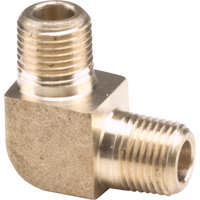 Coudes de tuyau 90° m&acirc;le, 1/4" x 1/8" dia., Laiton Southpoint Industrial Supply
