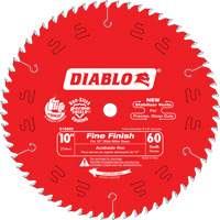 Contractor Saw Blades - Fine Finishing Saw Blades, 10", 60 Teeth, Wood Use Southpoint Industrial Supply