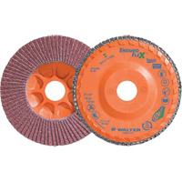 Enduro-Flex Stainless Flap Disc, 5" x 5", Type 27, 40 Grit, Zirconia Alumina Southpoint Industrial Supply