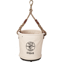 Bucket Tool Pouch, 12" L x 12" W x 12" H, Canvas, Beige Southpoint Industrial Supply