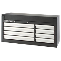 Top Chest - 8 Drawers, 53-3/8" W, 8 Drawers, Black Southpoint Industrial Supply