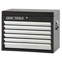 Top Chest - 6 Drawers, 26" W, 6 Drawers, Black Southpoint Industrial Supply