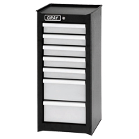 Armoire compl&eacute;mentaire, 7 tiroirs, 14-3/4" la x 18" p x 33,34" h, Noir Southpoint Industrial Supply