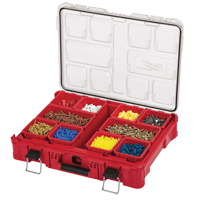 Organisateur Packout, 20" x 15" x 5", Noir/Rouge Southpoint Industrial Supply