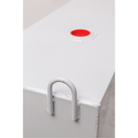 R&eacute;servoir de transfert pour carburant en acier, Acier, Capacit&eacute; 100 gal., Noir Southpoint Industrial Supply