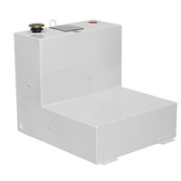 Steel Fuel Transfer Tank, Steel, 48 gal. Capacity, White TEQ715 | Southpoint Industrial Supply