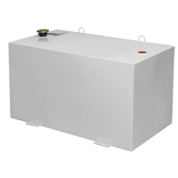 Steel Fuel Transfer Tank, Steel, 100 Gal. Capacity, White TEQ716 | Southpoint Industrial Supply