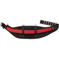 Ceinture de travail matelass&eacute;e, Nylon, Noir/Rouge Southpoint Industrial Supply