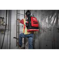 Packout Backpack, 15-3/4" L x 11-4/5" W, Black/Red, Ballistic Southpoint Industrial Supply