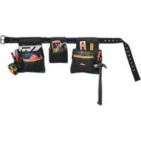 Ceinture &agrave; outils combin&eacute;e de luxe, Polyester, Noir Southpoint Industrial Supply
