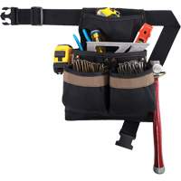 Petite ceinture &agrave; outils de luxe, Polyester, Noir Southpoint Industrial Supply