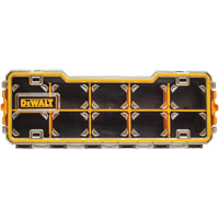 Compartment Pro Organizer, 6-5/8" W x 17-5/8" D x 2-7/8" H, Black/Yellow Southpoint Industrial Supply