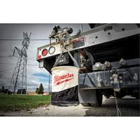 Utility Bucket, 11-4/5" L x 11-4/5" W x 14-3/5" H, Canvas, Beige/Black Southpoint Industrial Supply