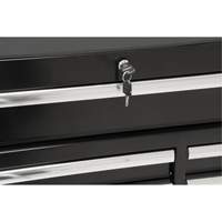 Industrial Tool Cart, 11 Drawers, 41" W x 18-3/4" D x 39-1/3" H, Black Southpoint Industrial Supply