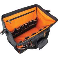 Sac &agrave; outils avec grande ouverture Tradesman Pro, Nylon balistique, 42 pochettes, Noir Southpoint Industrial Supply