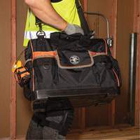 Sac &agrave; outils avec grande ouverture Tradesman Pro, Nylon balistique, 42 pochettes, Noir Southpoint Industrial Supply