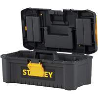 Coffre &agrave; outils avec plateau Essential, 12-1/2" la x 7-3/8" p x 5-1/8" h, Noir/Jaune Southpoint Industrial Supply