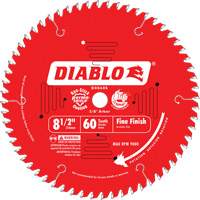 Contractor Saw Blades - Fine Finishing Saw Blades, 8-1/2", 60 Teeth, Wood Use Southpoint Industrial Supply