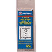 12 lames de scie &agrave; chantourner &agrave; dents invers&eacute;es, Coupe spirale, 0,043" la x 5" lo, 12 dents par pouce Southpoint Industrial Supply