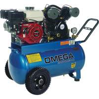 Contractor Series Air Compressors, Gas, 16.6 Gal. (20 US Gal), 125 PSI Southpoint Industrial Supply